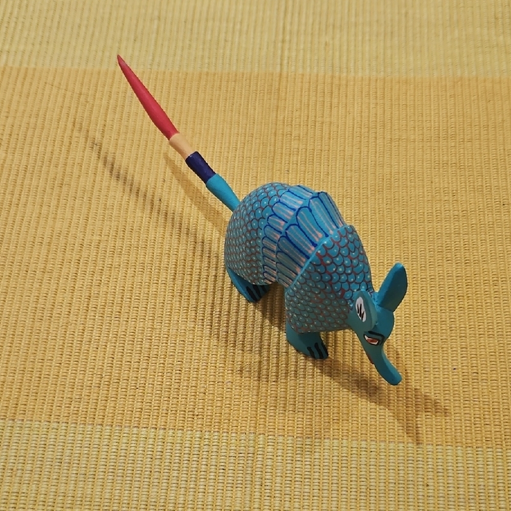 Colorful Armadillo Figurine